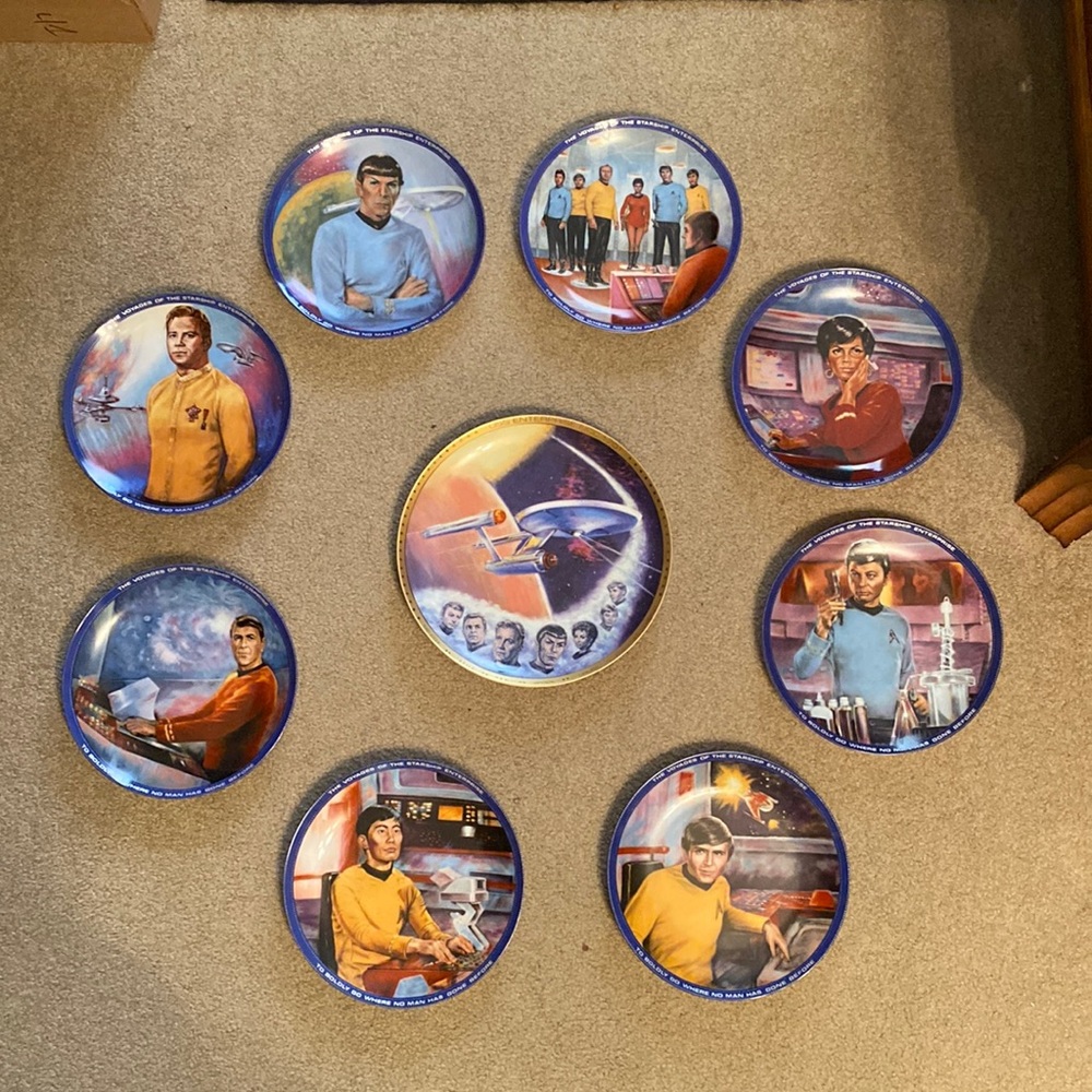 Star Trek 25th Anniversary Plate Set by The Hamilton Collection